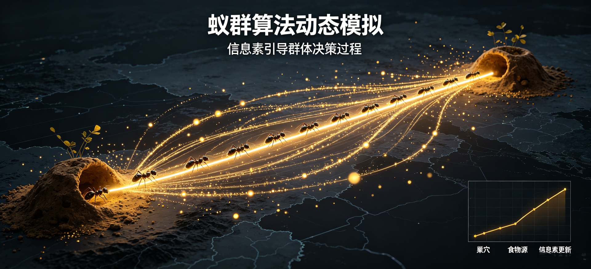 蚁群算法动态模拟